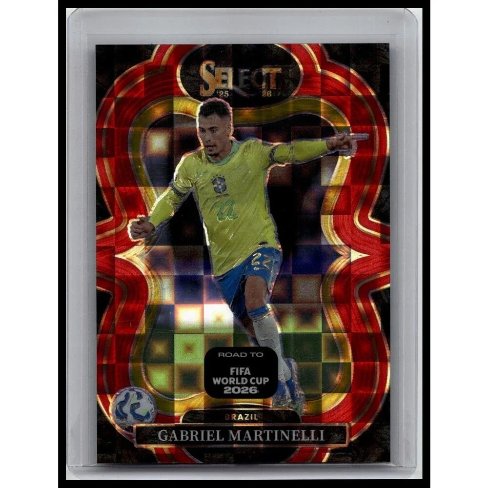 2025-26 Panini Select World Cup 2026 Gabriel Martinelli #199 Mezzanine Prizm